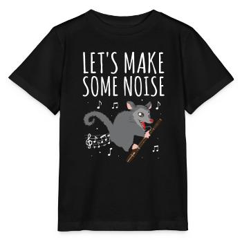 Instrument à vent en bois et instrument à vent basson - T-shirt bio MINI CREATOR Stanley/Stella Enfant - noir - Devant - Mikhail (115cm)
