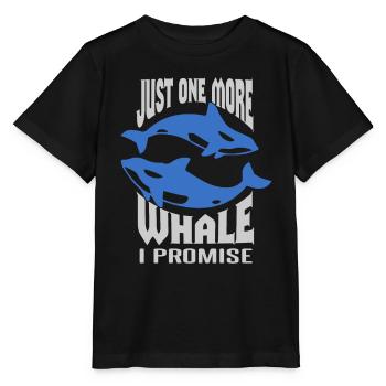 Beluga Whale Design for Marine Mammals and Orca - Stanley/Stella MINI CREATOR Kids’ T-Shirt - black - Front - Mikhail (115cm)