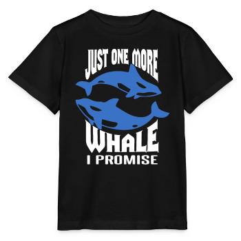 Meeressäuger für Orca-Beobachtung und Buckelwal - Stanley/Stella Kinder T-Shirt MINI CREATOR  - Schwarz - Vorne - Mikhail (115cm)