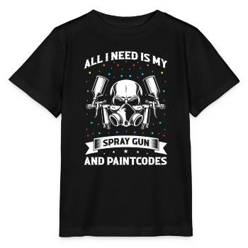 Autolackierer Angebot für Autolackierer - Stanley/Stella Kinder T-Shirt MINI CREATOR  - Schwarz - Vorne - Mikhail (115cm)