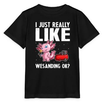 Autolackierer Angebot für Karosseriebauer - Stanley/Stella Kinder T-Shirt MINI CREATOR  - Schwarz - Vorne - Mikhail (115cm)