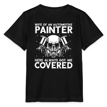 Autolackierer Angebot für Karosseriebauer - Stanley/Stella Kinder T-Shirt MINI CREATOR  - Schwarz - Vorne - Mikhail (115cm)