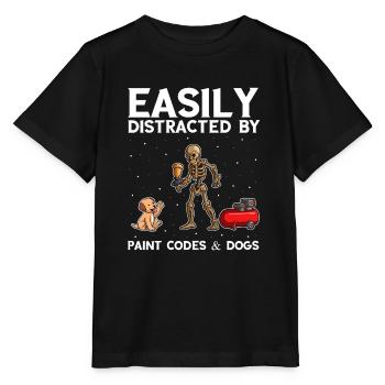 Autolackierer Angebot für Karosseriebauer - Stanley/Stella Kinder T-Shirt MINI CREATOR  - Schwarz - Vorne - Mikhail (115cm)