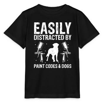 Offre Car Painter pour les carrossiers - T-shirt bio MINI CREATOR Stanley/Stella Enfant - noir - Devant - Mikhail (115cm)