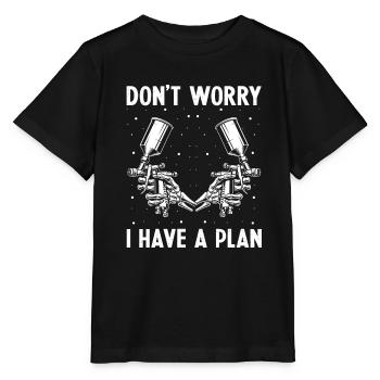 Offre Peintre Automobile pour les carrossiers - T-shirt bio MINI CREATOR Stanley/Stella Enfant - noir - Devant - Mikhail (115cm)