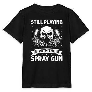 Autolackierer Angebot für Autolackierer - Stanley/Stella Kinder T-Shirt MINI CREATOR  - Schwarz - Vorne - Mikhail (115cm)