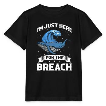 Orca Beobachtung für Buckelwale und Meerwale - Stanley/Stella Kinder T-Shirt MINI CREATOR  - Schwarz - Vorne - Mikhail (115cm)
