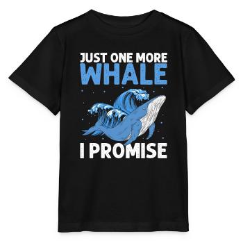 Orca Beobachtung für Buckelwale und Meerwale - Stanley/Stella Kinder T-Shirt MINI CREATOR  - Schwarz - Vorne - Mikhail (115cm)