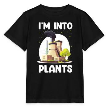 Kernenergie Design für Erneuerbare Kernenergie - Stanley/Stella Kinder T-Shirt MINI CREATOR  - Schwarz - Vorne - Mikhail (115cm)