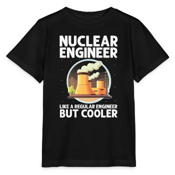 Nuklearingenieur für Kernkraftwerk und Kernenergie - Stanley/Stella Kinder T-Shirt MINI CREATOR  - Schwarz - Vorne - Mikhail (115cm)