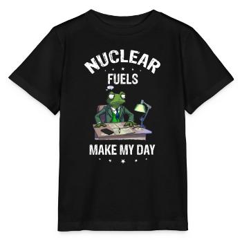 Nuklearingenieur für Kernkraftwerk und Kernenergie - Stanley/Stella Kinder T-Shirt MINI CREATOR  - Schwarz - Vorne - Mikhail (115cm)