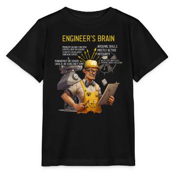 Nuklearingenieur für Kernkraftwerk und Kernenergie - Stanley/Stella Kinder T-Shirt MINI CREATOR  - Schwarz - Vorne - Mikhail (115cm)