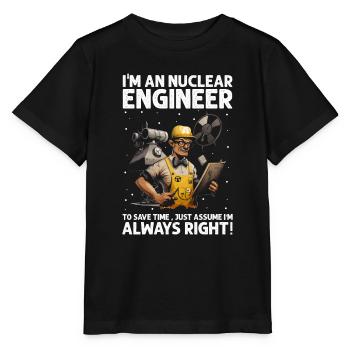 Kernenergie Spruch für Kernenergie - Stanley/Stella Kinder T-Shirt MINI CREATOR  - Schwarz - Vorne - Mikhail (115cm)