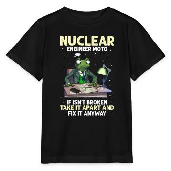 Kernenergie Spruch für Kernenergie - Stanley/Stella Kinder T-Shirt MINI CREATOR  - Schwarz - Vorne - Mikhail (115cm)