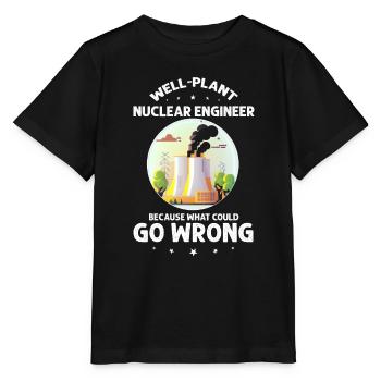 Kernenergie Spruch für Kernenergie - Stanley/Stella Kinder T-Shirt MINI CREATOR  - Schwarz - Vorne - Mikhail (115cm)