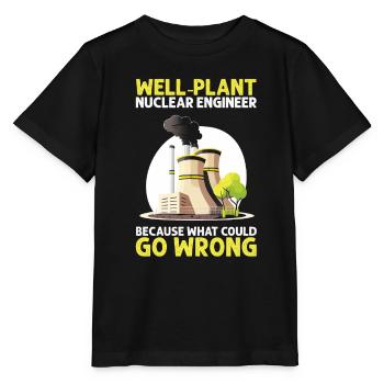 Nuklearingenieur für Kernkraftwerk und Kernenergie - Stanley/Stella Kinder T-Shirt MINI CREATOR  - Schwarz - Vorne - Mikhail (115cm)