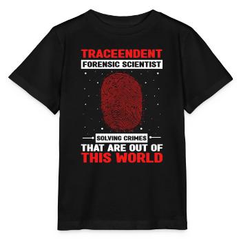 Forensische Kriminologie und Tatort-Ermittler - Stanley/Stella Kinder T-Shirt MINI CREATOR  - Schwarz - Vorne - Mikhail (115cm)