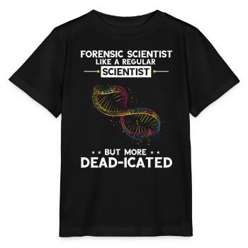 Forensische Kriminologie und Tatort-Ermittler - Stanley/Stella Kinder T-Shirt MINI CREATOR  - Schwarz - Vorne - Mikhail (115cm)
