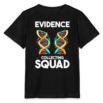 Forensische Kriminologie und Tatort-Ermittler - Stanley/Stella Kinder T-Shirt MINI CREATOR  - Schwarz - Vorne - Mikhail (115cm)