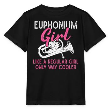 Euphonium Girl Like A Regular Girl Euphonium - Stanley/Stella MINI CREATOR Kids’ T-Shirt - black - Front - Mikhail (115cm)
