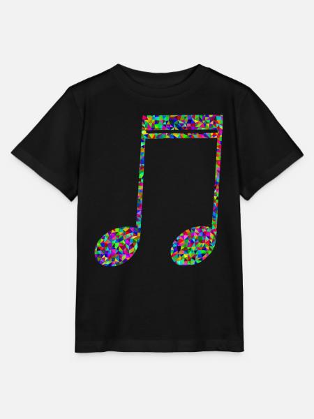 Musiknote - Stanley/Stella Kinder T-Shirt MINI CREATOR - Schwarz