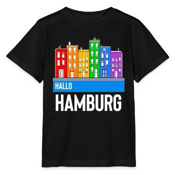 Hamburg - Stanley/Stella MINI CREATOR Kids’ T-Shirt - black - Front - Mikhail (115cm)