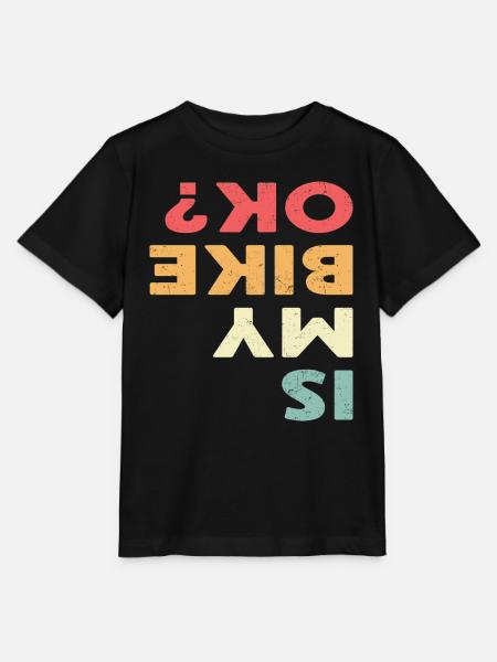 Biker T-Shirt - IS MY BIKE OK? - Stanley/Stella Kinder T-Shirt MINI CREATOR  - Schwarz