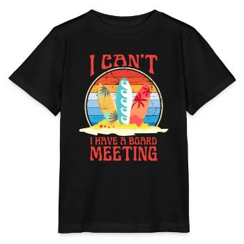 ICH HABE EINE VORSTANDSSITZUNG - Stanley/Stella Kinder T-Shirt MINI CREATOR  - Schwarz - Vorne - Mikhail (115cm)