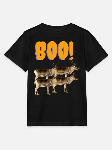 BOO! - Stanley/Stella Kinder T-Shirt MINI CREATOR  - Schwarz