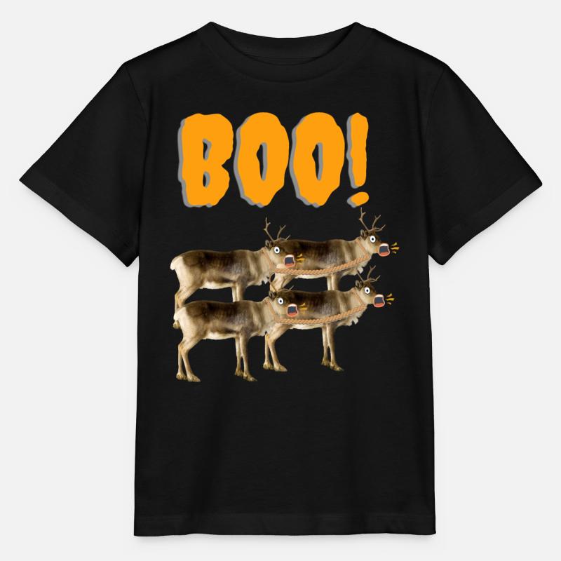 BOO! - Stanley/Stella Kinder T-Shirt MINI CREATOR  - Schwarz