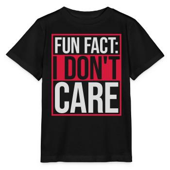 Je me fiche des faits - T-shirt bio MINI CREATOR Stanley/Stella Enfant - noir - Devant - Mikhail (115cm)