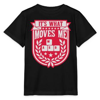 c’est ce qui m’émeut - T-shirt bio MINI CREATOR Stanley/Stella Enfant - noir - Devant - Mikhail (115cm)