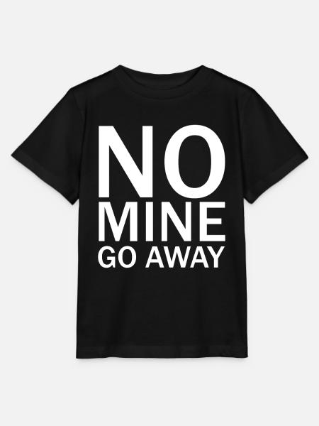 Keine Mine verschwindet - Stanley/Stella Kinder T-Shirt MINI CREATOR - Schwarz