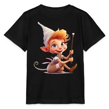 Kobolde sind ein populärer Teil der Folklore - Stanley/Stella Kinder T-Shirt MINI CREATOR  - Schwarz - Vorne - Mikhail (115cm)