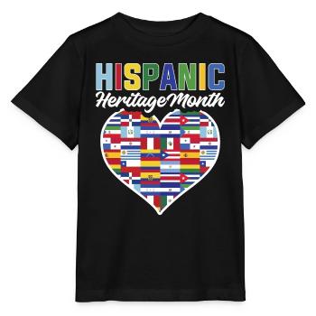 Hispanic heritage month - Stanley/Stella MINI CREATOR Kids’ T-Shirt - black - Front - Mikhail (115cm)
