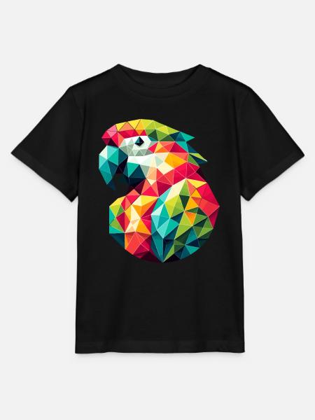 Papagei // parrot - Stanley/Stella Kinder T-Shirt MINI CREATOR - Schwarz