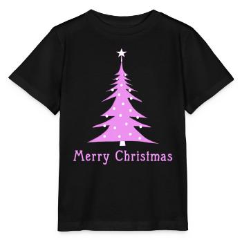 Joyeux Noël - T-shirt bio MINI CREATOR Stanley/Stella Enfant - noir - Devant - Mikhail (115cm)