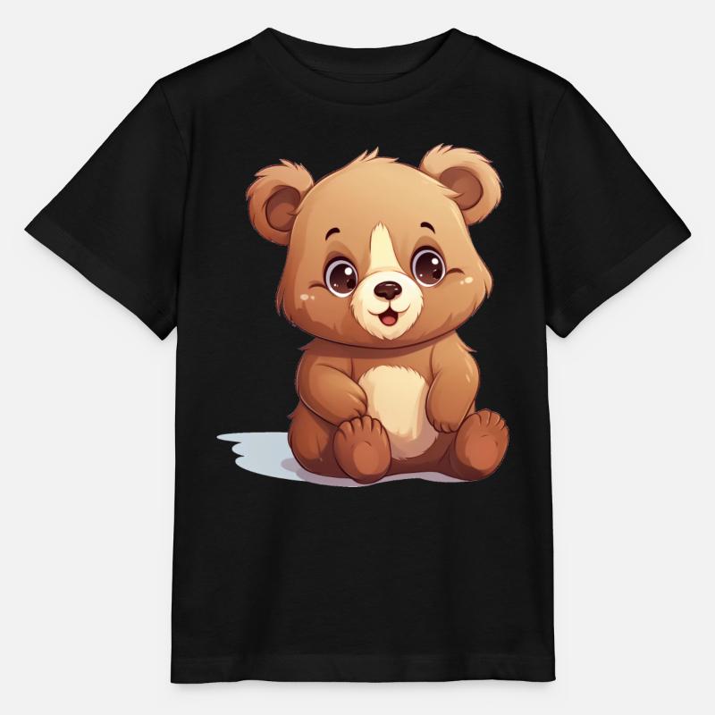 Bärchen - Stanley/Stella Kinder T-Shirt MINI CREATOR  - Schwarz