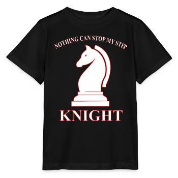RITTER SCHACH - Stanley/Stella Kinder T-Shirt MINI CREATOR  - Schwarz - Vorne - Mikhail (115cm)