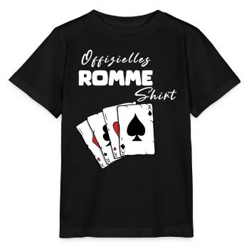 Rummy Official Shirt - Stanley/Stella MINI CREATOR Kids’ T-Shirt - black - Front - Mikhail (115cm)