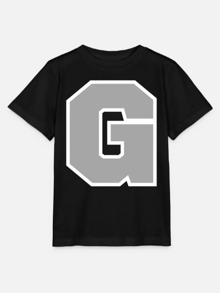 Buchstabe g sport - Stanley/Stella Kinder T-Shirt MINI CREATOR - Schwarz