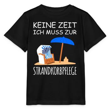 Vacances en chaise longue - T-shirt bio MINI CREATOR Stanley/Stella Enfant - noir - Devant - Mikhail (115cm)