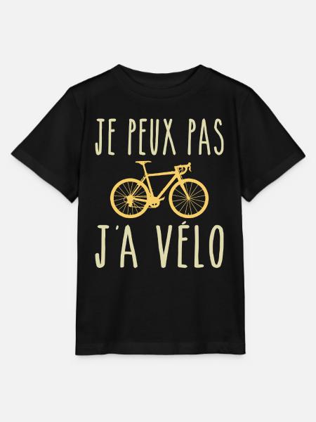 Ich kann kein Fahrrad haben - Stanley/Stella Kinder T-Shirt MINI CREATOR - Schwarz