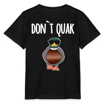 Nicht Quaken - Stanley/Stella Kinder T-Shirt MINI CREATOR  - Schwarz - Vorne - Mikhail (115cm)