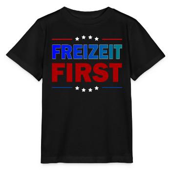 Freizeit First - Stanley/Stella Kinder T-Shirt MINI CREATOR  - Schwarz - Vorne - Mikhail (115cm)