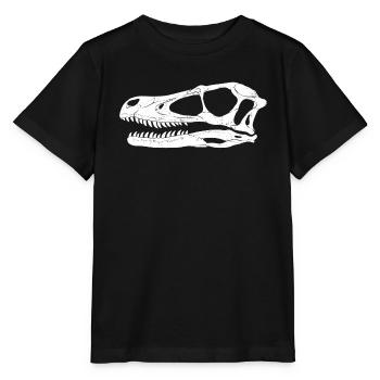 Fossile de Velociraptor - T-shirt bio MINI CREATOR Stanley/Stella Enfant - noir - Devant - Mikhail (115cm)