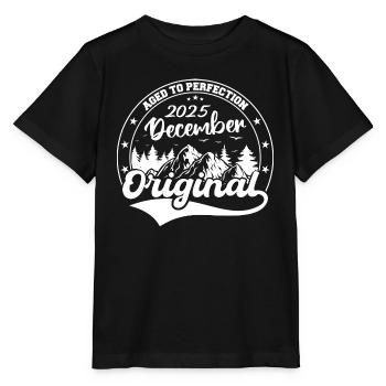 Décembre 2025 Anniversaire Décembre 2025 Décembre - T-shirt bio MINI CREATOR Stanley/Stella Enfant - noir - Devant - Mikhail (115cm)