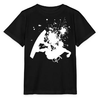 Kitesurfer Femmes Kitesurf Kitesurf Kitesurf Kitesurf - T-shirt bio MINI CREATOR Stanley/Stella Enfant - noir - Devant - Mikhail (115cm)