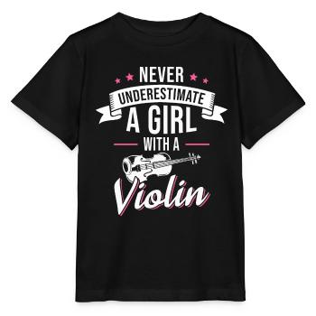 Violoniste Violoniste Violoniste Violoniste - T-shirt bio MINI CREATOR Stanley/Stella Enfant - noir - Devant - Mikhail (115cm)