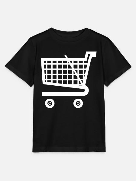 Einkaufswagen - Stanley/Stella Kinder T-Shirt MINI CREATOR  - Schwarz